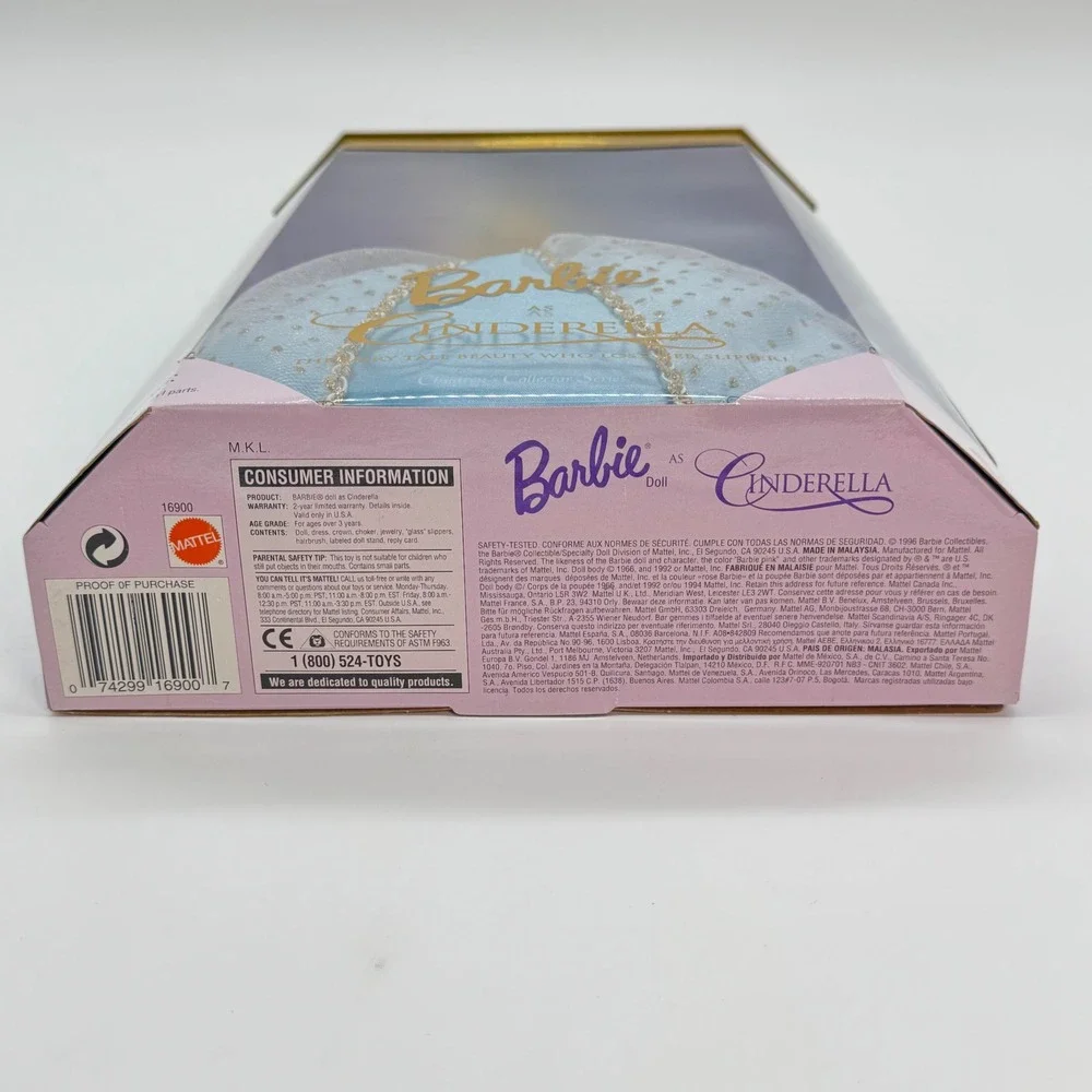 Mattel Barbie as Cinderella Collector Edition 1996  Collector Series 16900
